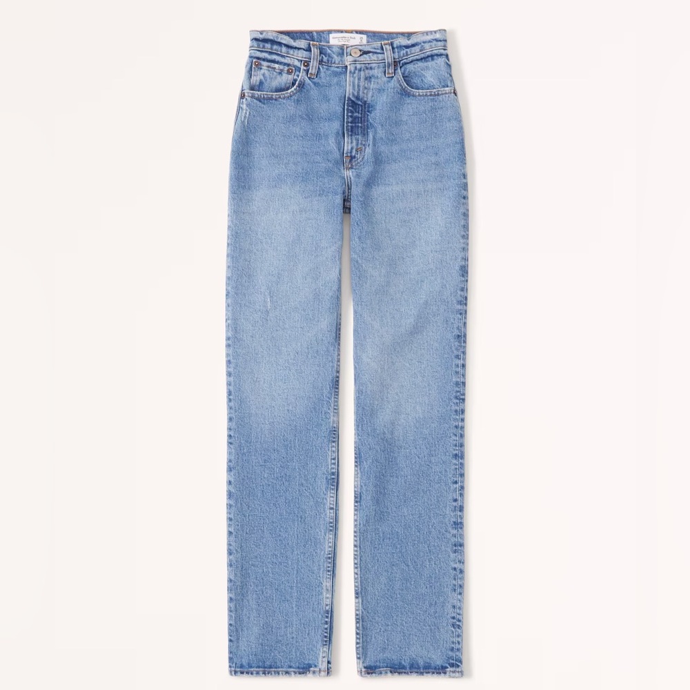 Abercrombie Ultra High Rise 90s Straight Jean